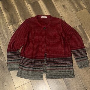 Red and Gray Women’s Sweater